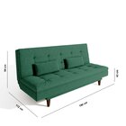 Sofá Cama 3 Lugares Sofanete 189cm  Verde