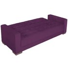 Sofá Cama 3 Lugares Suede Ipanema Roxo