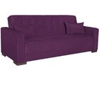 Sofá Cama 3 Lugares Suede Ipanema Roxo