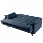 Sofá Cama 3 Lugares Tokio  Azul