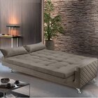 Sofá Cama 3 Lugares Viena Ref 11  Cappuccino