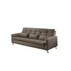 Sofá Cama 3 Lugares Viena Ref 11  Cappuccino