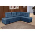 Sofá Cama 5 Lugares Reclinável 3 Em 1 Multifuncional Modular