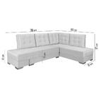 Sofá Cama 5 Lugares Reclinável 3 Em 1 Multifuncional Modular