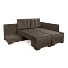 Sofá Cama 5 Lugares Reclinável 3 Em 1 Multifuncional Modular