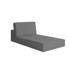 Sofá Cama À Vácuo 1 Lugar Linha Modular Flip Magic Cinza