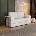 Sofá Cama À Vácuo 2 Lugares Linha Modular Flip Magic Branco