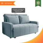 Sofá Cama Amora Matrix Veloplus Reclinável + 2 Almofadas Gale