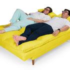 Sofá Cama Andorra Suede Amarelo