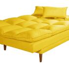 Sofá Cama Andorra Suede Amarelo