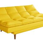Sofá Cama Andorra Suede Amarelo
