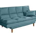 Sofá Cama Andorra Suede Azul Turquesa