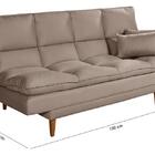 Sofá Cama Andorra Suede Chocolate