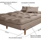 Sofá Cama Andorra Suede Chocolate
