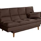 Sofá Cama Andorra Suede Marrom