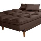 Sofá Cama Andorra Suede Marrom
