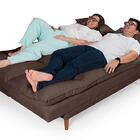 Sofá Cama Andorra Suede Marrom