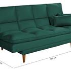 Sofá Cama Andorra Suede Verde