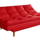 Sofá Cama Andorra Suede Vermelho