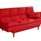Sofá Cama Andorra Suede Vermelho