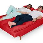 Sofá Cama Andorra Suede Vermelho