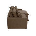 Sofá Cama Áustria 3 Lugares Retrátil Reclinável 210cm Veludo