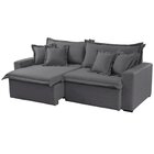 Sofá Cama Áustria 3 Lugares Retrátil Reclinável 210cm Veludo