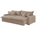 Sofá Cama Áustria 3 Lugares Retrátil Reclinável 230cm Veludo