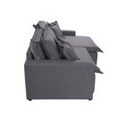 Sofá Cama Áustria 3 Lugares Retrátil Reclinável 230cm Veludo