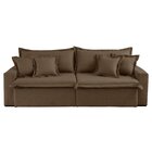 Sofá Cama Áustria 3 Lugares Retrátil Reclinável 230cm Veludo