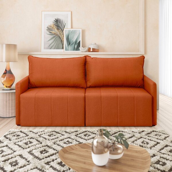 Sofá Cama Baraúna Retrátil E Reclinável 3 Lugares 2,00m Em Li