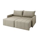 Sofá Cama Baraúna Retrátil E Reclinável 3 Lugares 2,25m Em Li