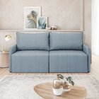 Sofá Cama Baraúna Retrátil E Reclinável 3 Lugares 2,25m Em Li