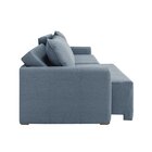 Sofá Cama Baraúna Retrátil E Reclinável 3 Lugares 2,50m Em Li