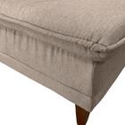 Sofá Cama Berlim Linho Bege Plus Luxo Base Madeira Império Co