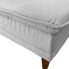 Sofá Cama Berlim Linho Gelo Plus Luxo Base Madeira Império Co