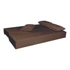 Sofá Cama Bicama Sofanete Anna Alice H 03 Lugares Suede Cesta