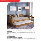 Sofá Cama Bicama Solteiro Madeira Maciça Enjoy Imbuia