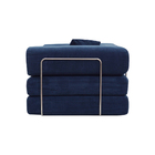 Sofá-cama Bloom Retrátil Bouclê Design Moderno Na Caixa