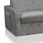 Sofá Cama C/ Baú Daiane - Cinza
