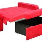 Sofá Cama C/ Baú Daiane - Vermelho