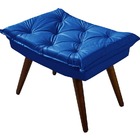 Sofá Cama Caribe 3 Lugares Com 2 Banquetas Revestimento Couri