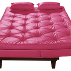 Sofa Cama Caribe 3 Lugares Reclinavel Base Em Madeira Revesti