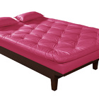 Sofa Cama Caribe 3 Lugares Reclinavel Base Em Madeira Revesti