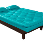 Sofa Cama Caribe 3 Lugares Reclinavel Base Em Madeira Revesti