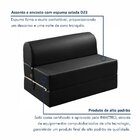 Sofá Cama Casal 130cm D33 Smart  Preto