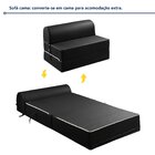 Sofá Cama Casal 130cm D33 Smart  Preto