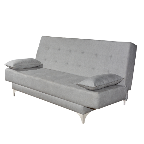 Sofa Cama Casal 2 Em 1 Sala Quarto Reclinavel Almofadas Cor M