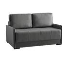 Sofá-cama Casal 2 Lugares Isis Veludo Cinza