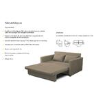 Sofá Cama Casal 2 Lugares Quarto Sala Kitnet Com Molas Nicará